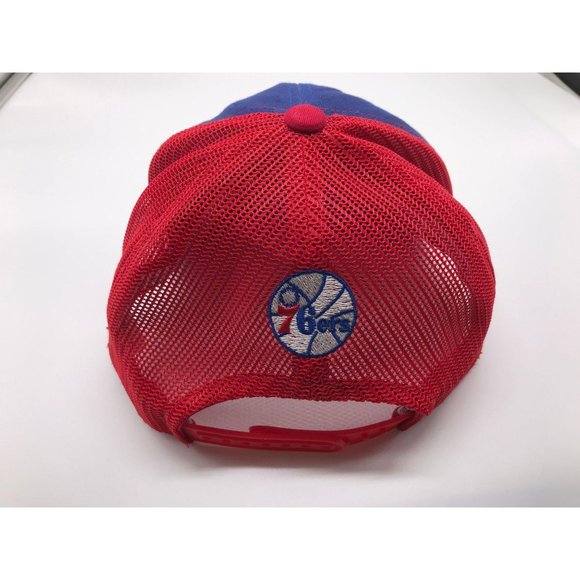 Vintage Reebok Philadelphia 76ers NBA Snapback Trucker Cap - Picture 3 of 7
